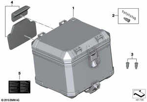 BMW-Motorrad Aluminum Topcase - Image 3
