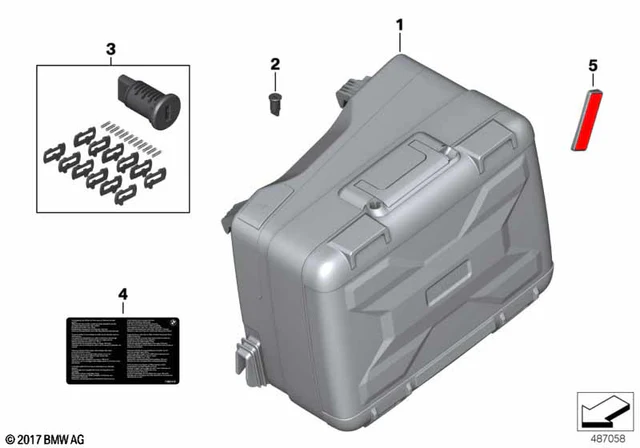 BMW-Motorrad Vario Case, Right - Image 2