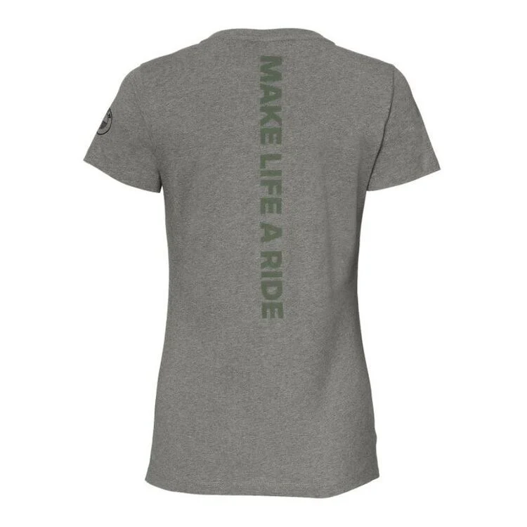 BMW Women's Make Life a Ride Grey T-Shirt - Image 2