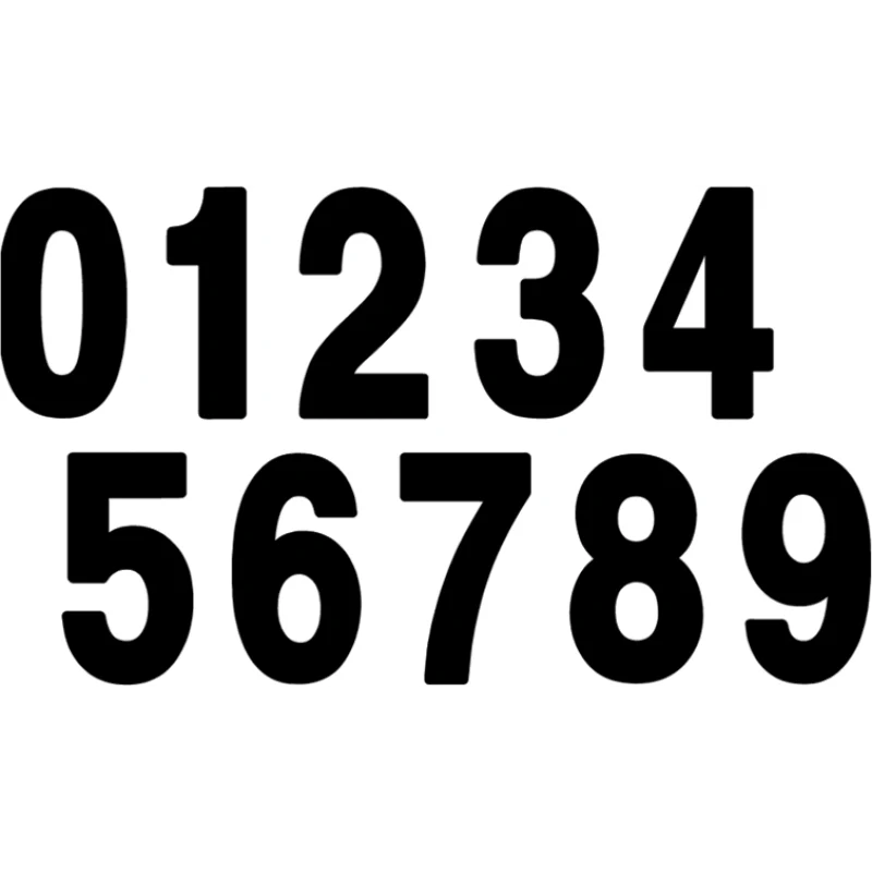 Factory Effex Pro Number Stickers - Image 2