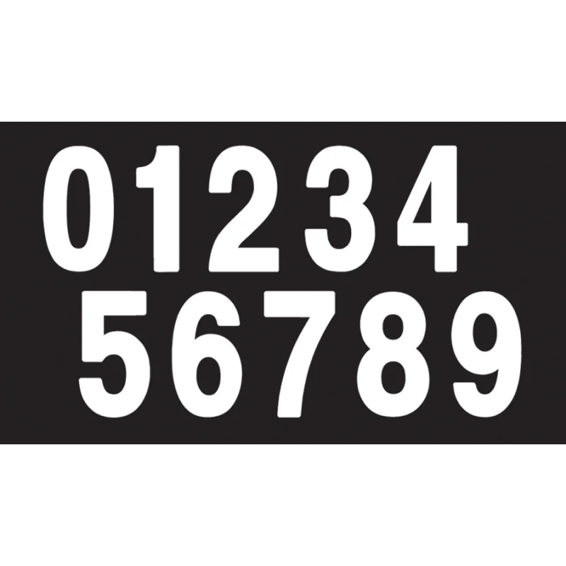 Factory Effex Pro Number Stickers - Image 3