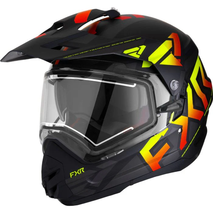 FXR Torque X Team Helmet With Electric Shield 2023 - Image 3