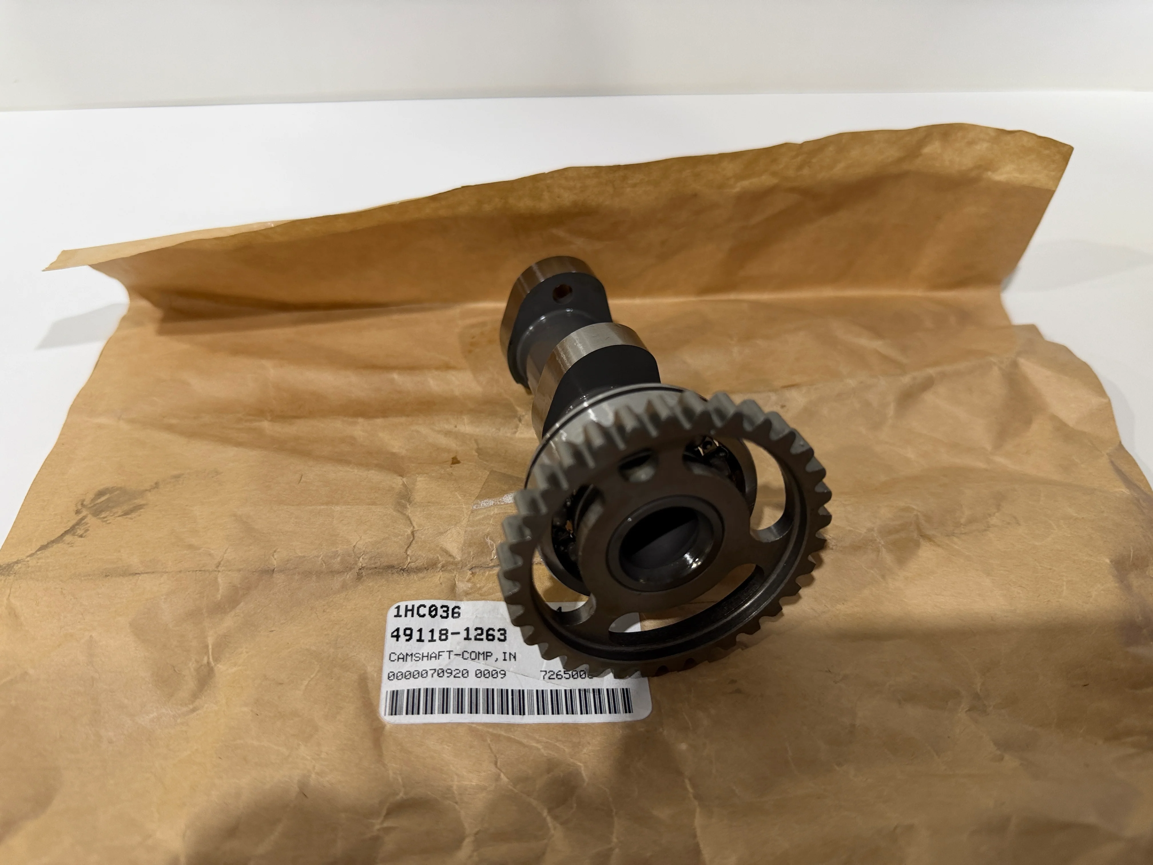 NOS KAWASAKI Camshaft Comp Intake - 49118-1263 FITS 21-24 KX 252 - Image 3