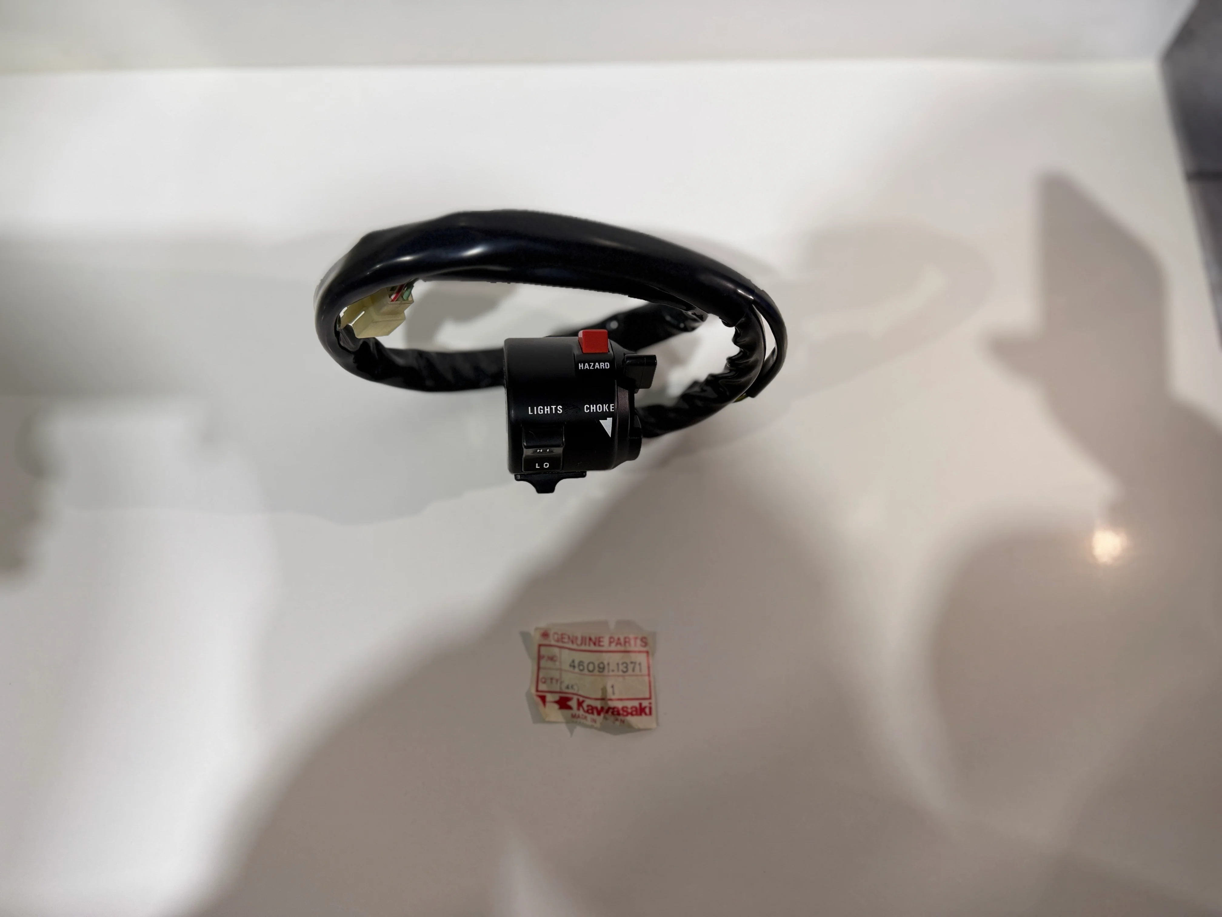 NOS KAWASAKI LH - SWITCH ASSEMBLY VN750 A1-A4 46091-1371 REP. 46091-1427 - Image 5