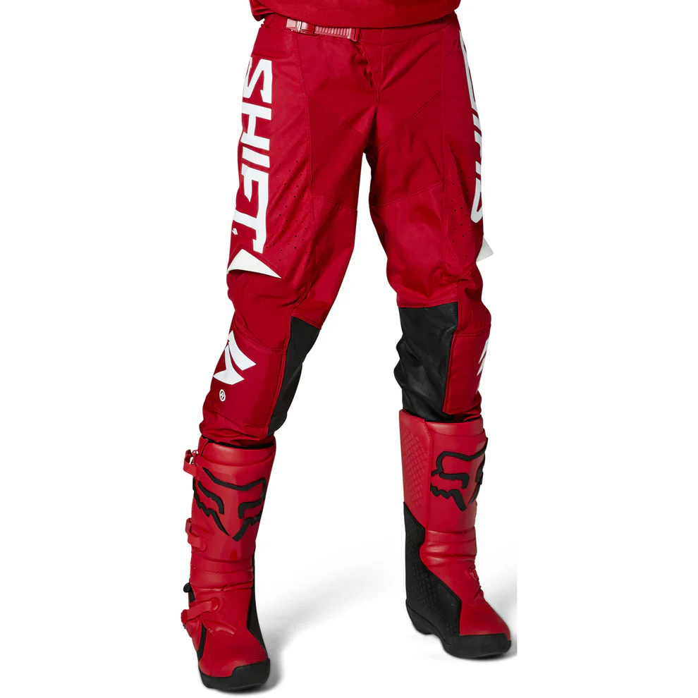 Shift Youth White Label Trac Pant Red
