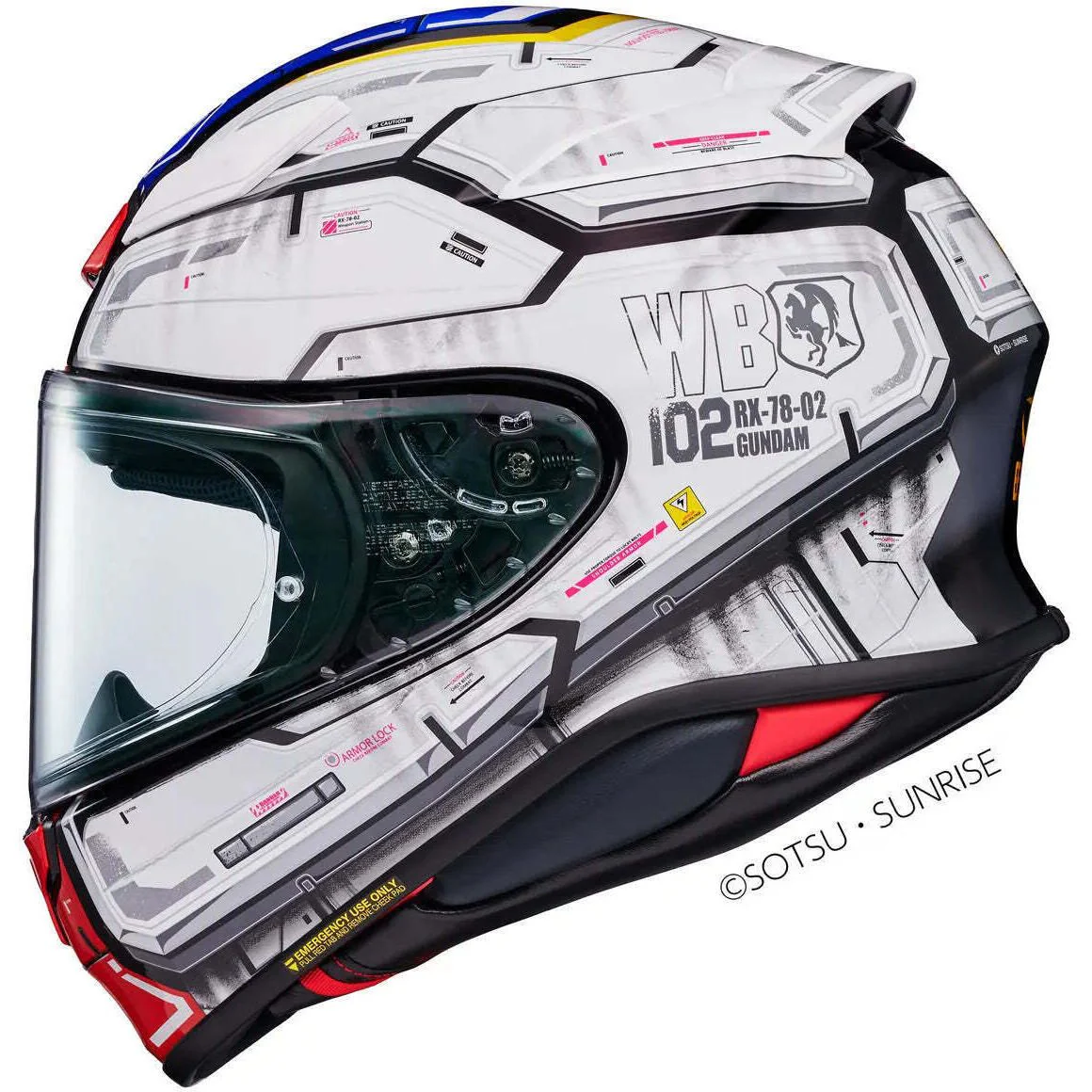 Shoei RF-1400 RX-78-02 Gundam Helmet - Image 3