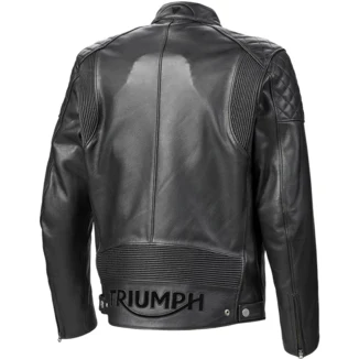 Triumph Braddan Asymmetric Leather Jacket - Image 3