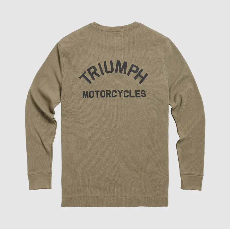 Triumph Dean Long Sleeve Waffle Tee - Image 2